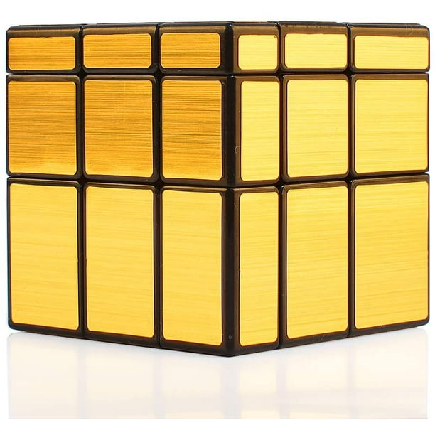 3x3x3 Smooth Mirror Speed Puzzle Cube Magic Cube Gold